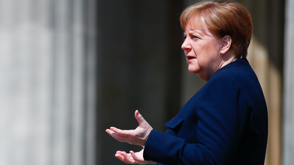 Bundeskanzlerin Angela Merkel (CDU) 