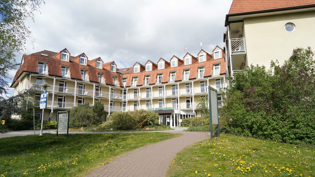 Das Haus „Brandenburg“ auf dem Gelände der Bernauer Klinik (Landkreis Barnim).