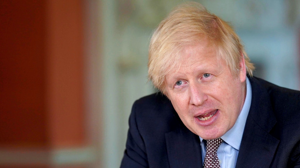 Boris Johnson verkündete in einer Fernsehansprache die Verlängerung der Ausgangssperre.