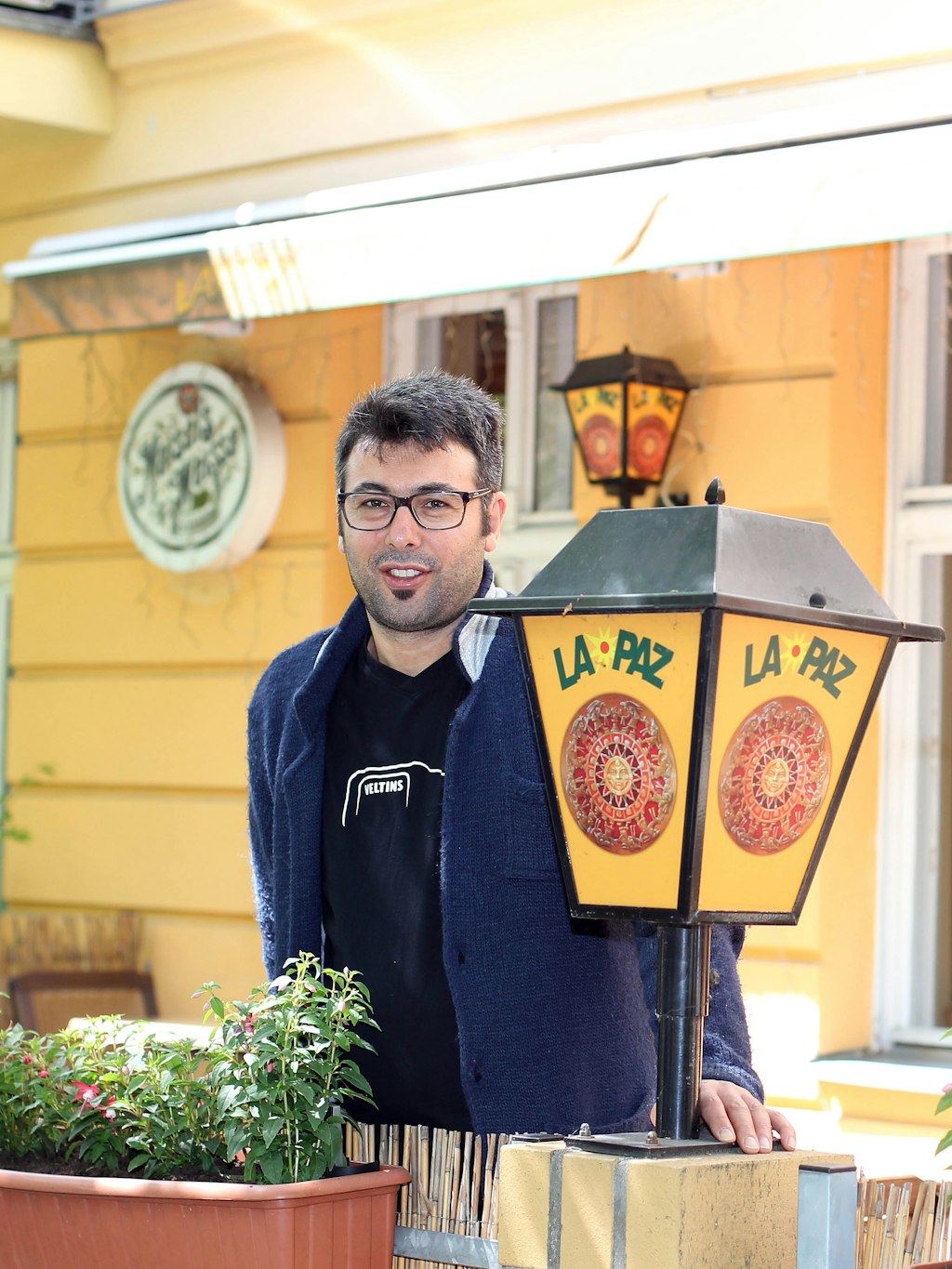 Tarek Kaya betreibt in Pankow das "La Paz"