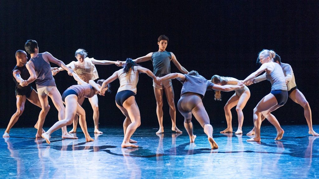 Schülerinnen und Schüler der Staatlichen Ballettschule im Jahr 2017.