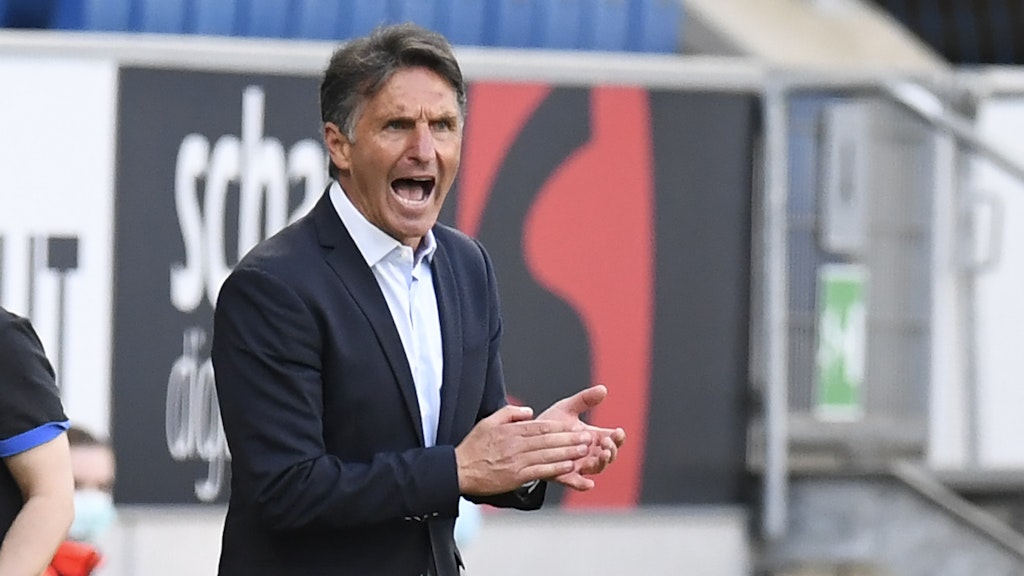 Kommt mit seiner Art gut bei Herthas Spielern an: Trainer Bruno Labbadia