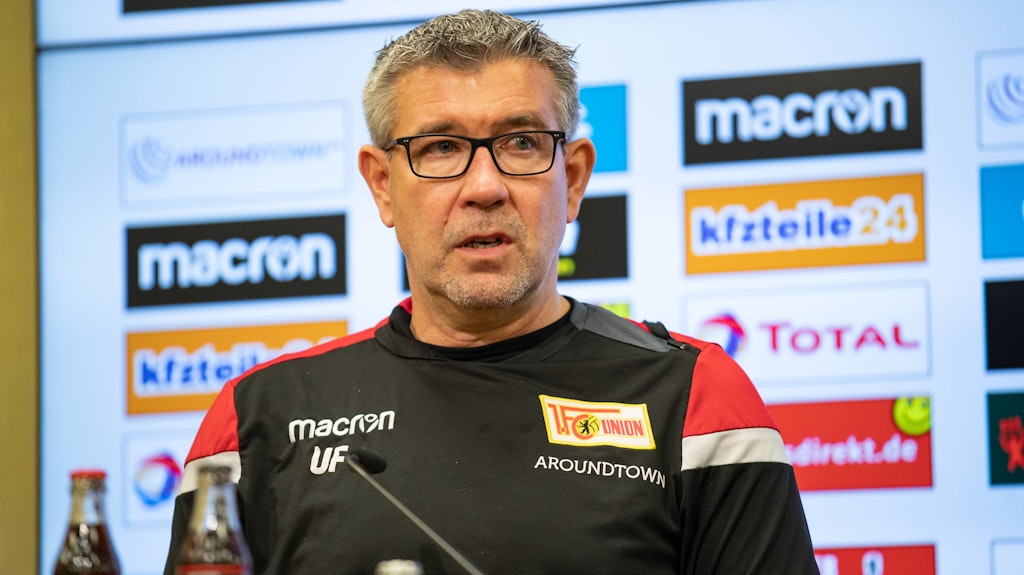 Unions Trainer Urs Fischer bleibt sich vor dem Derby gegen Hertha BSC treu. 