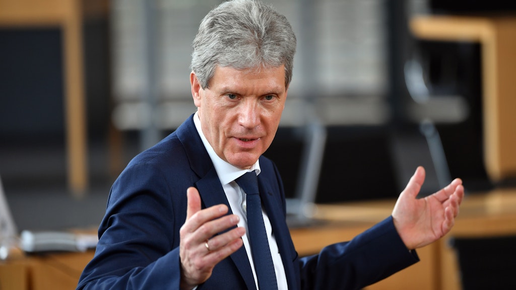 Thüringens Sportminister Helmut Holter.