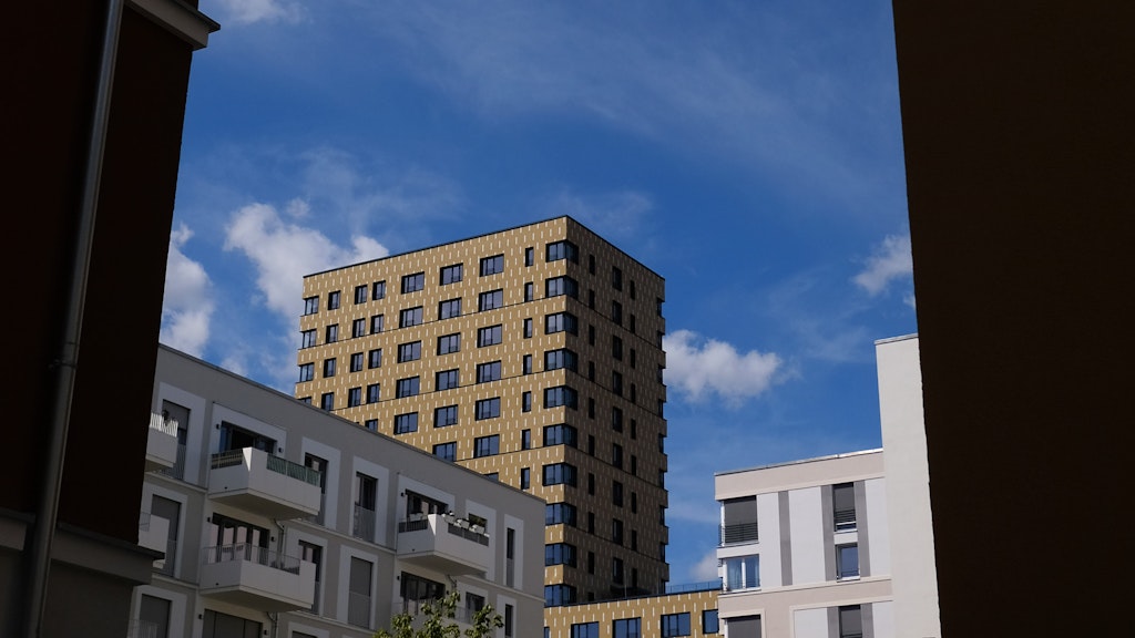 Das Neues Stadtviertel in der Heidestraße. 