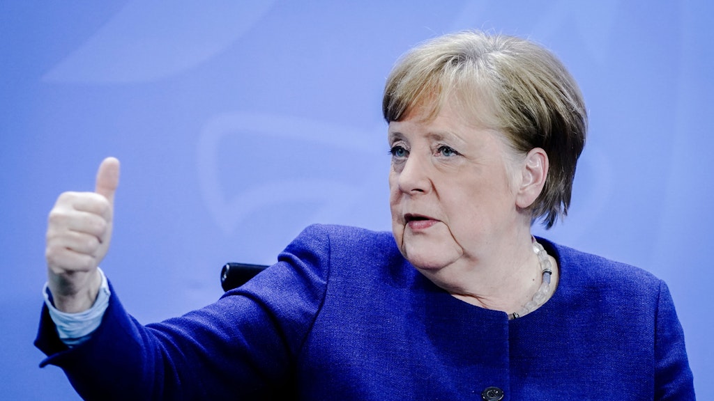 Bundeskanzlerin Angela Merkel (CDU).