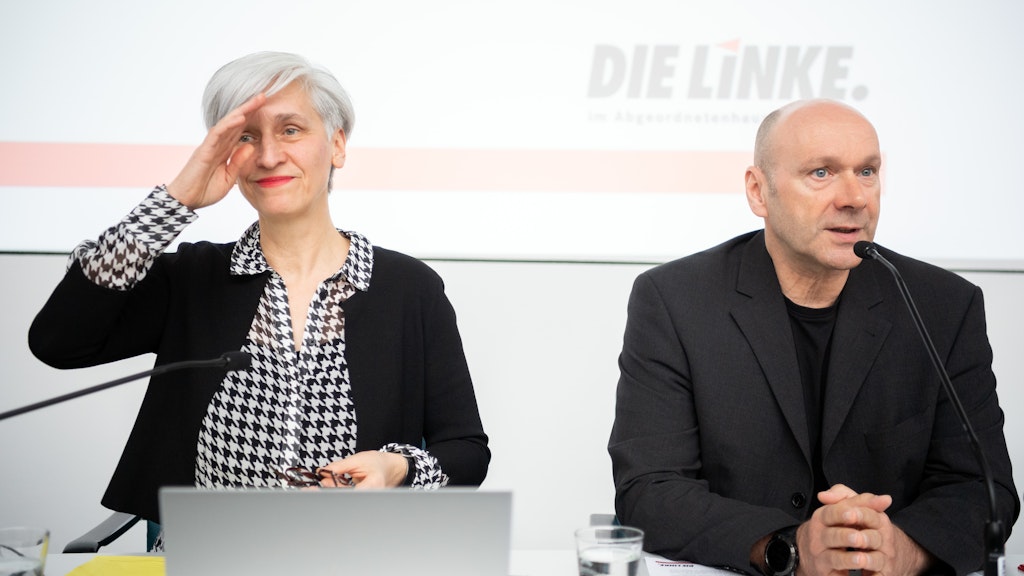 Carola Bluhm und Udo Wolf.