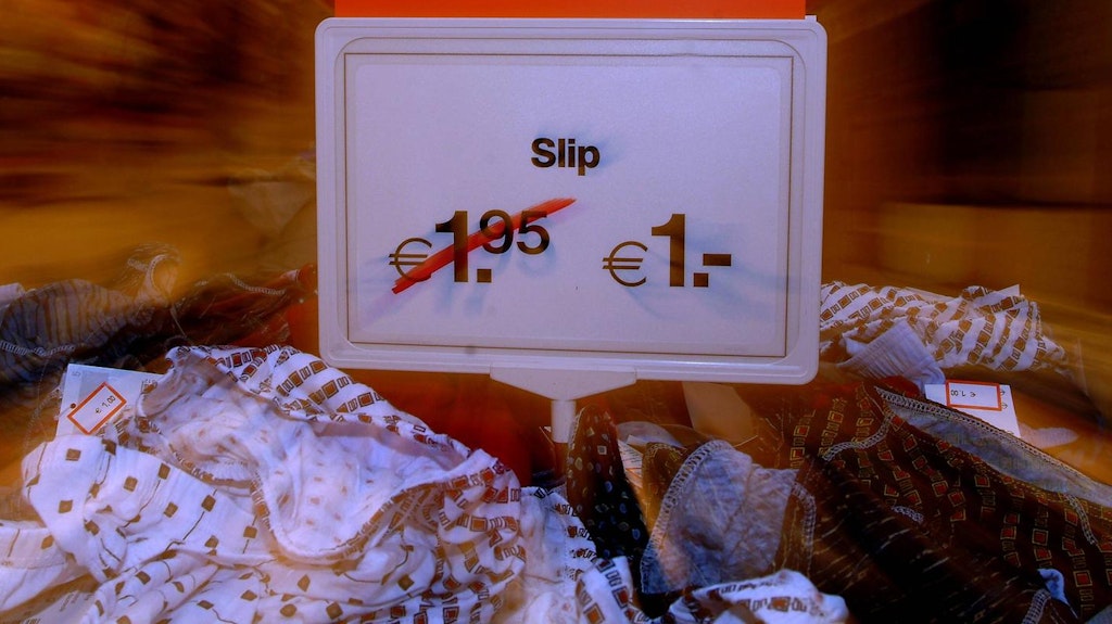 Werbung für ein Sonderangebot (Symbolbild).