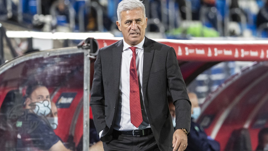 Der Schweizer Nationaltrainer Vladimir Petkovic will von einer Ergebniskrise nichts wissen.