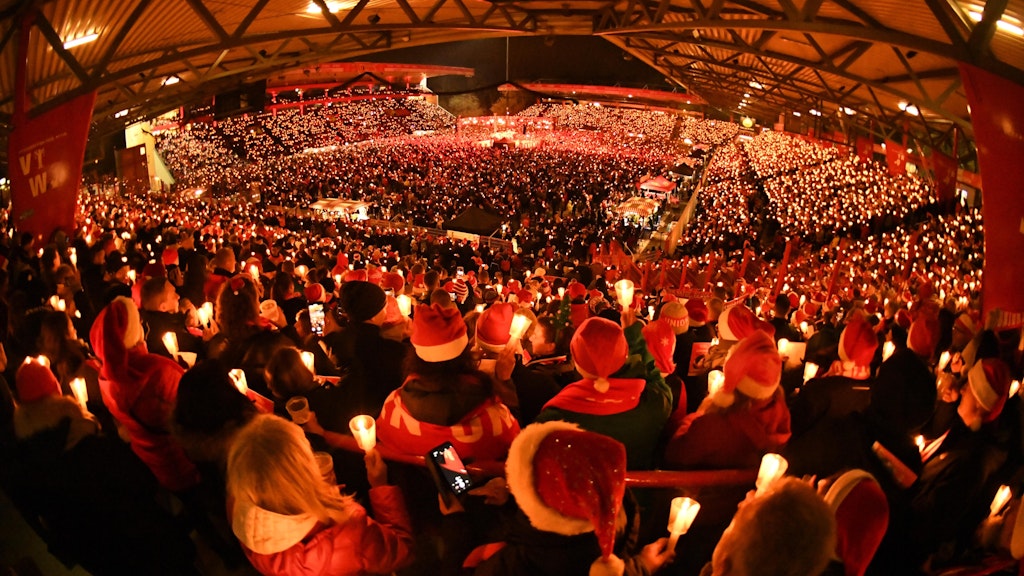 2003 wurde das Union-Weihnachtssingen erfunden. Mittlerweile ist es eine riesige Veranstaltung geworden.<br>