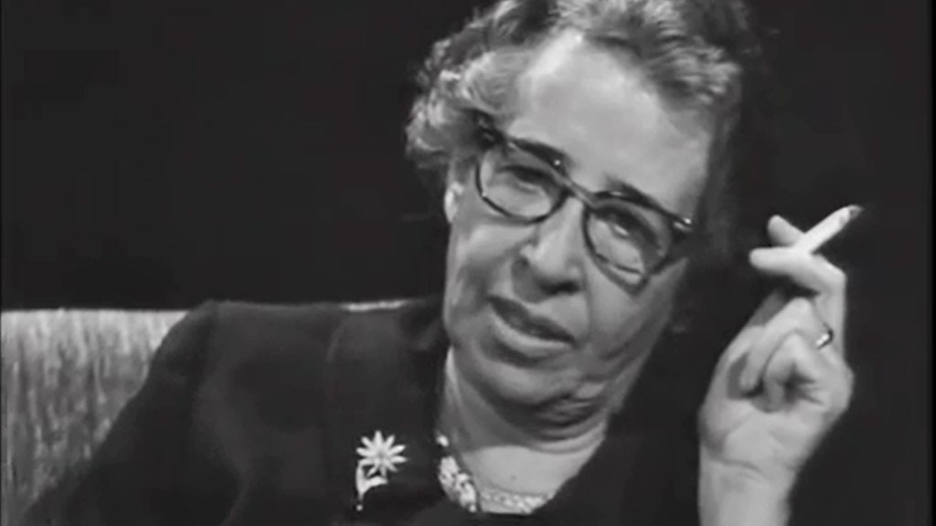 Hannah Arendt in a 1964 TV interview