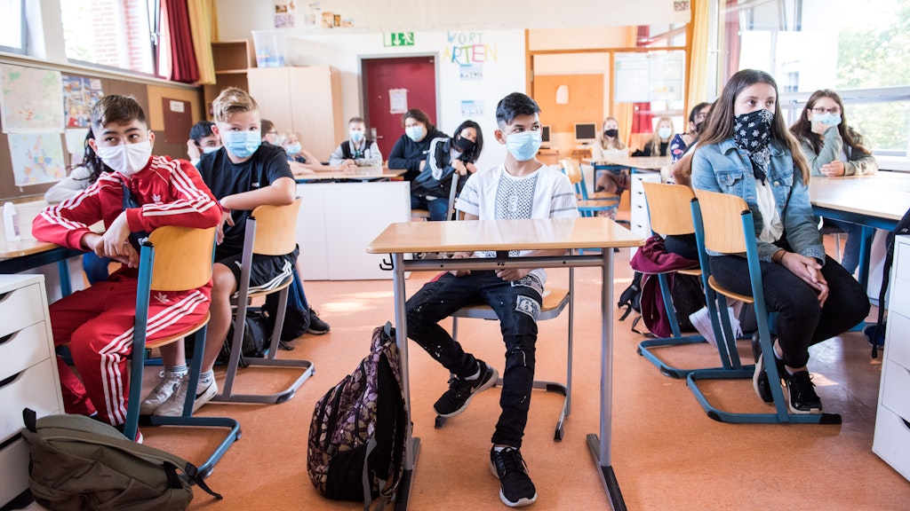 Eine Klasse in Hamburg