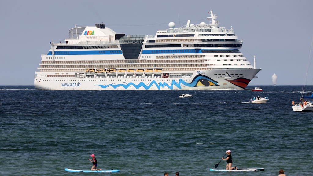 Das Kreuzfahrtschiff „Aidablu“ geht wieder auf Italien-Rundfahrt.