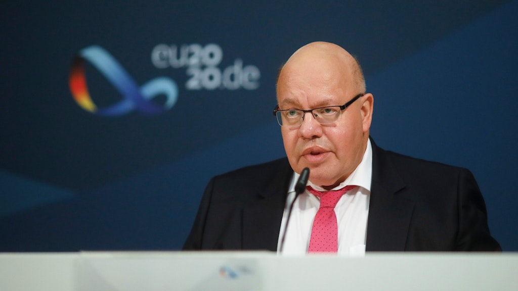 Der Bundeswirtschaftsminister Peter Altmaier. 