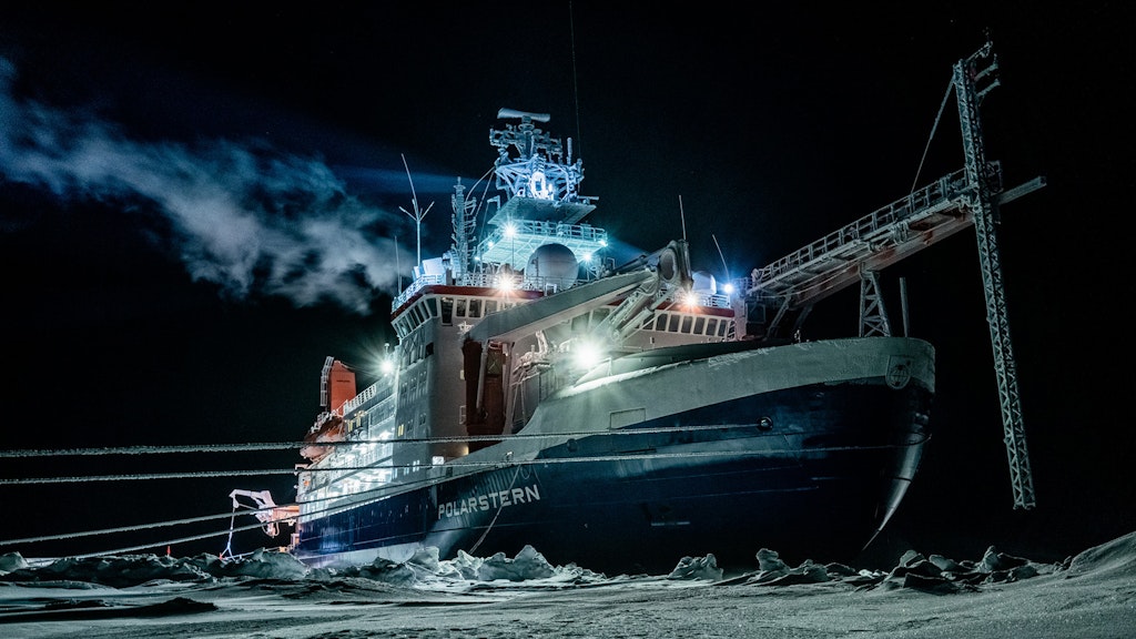 Das Expeditionsschiff „Polarstern“: 20 Nationen waren an der Forschung in der Zentralarktis beteiligt.