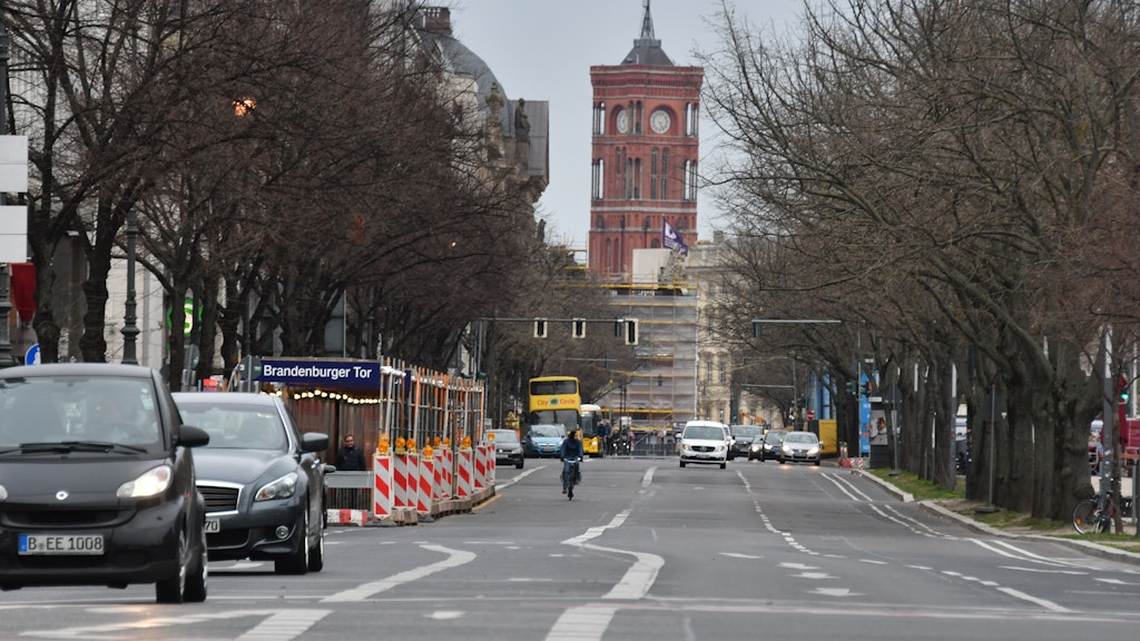 Blick auf das Rote Rathaus.