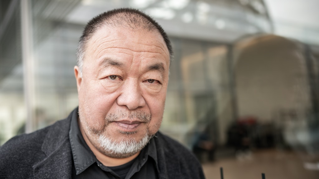 Der chinesische Künstler Ai Weiwei in Berlin.