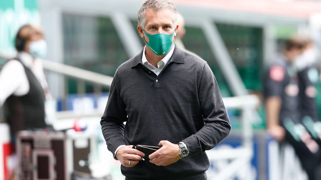 Will im Hinblick auf den Ligabetrieb kein Risiko eingehen: Werders Sportchef Frank Baumann.