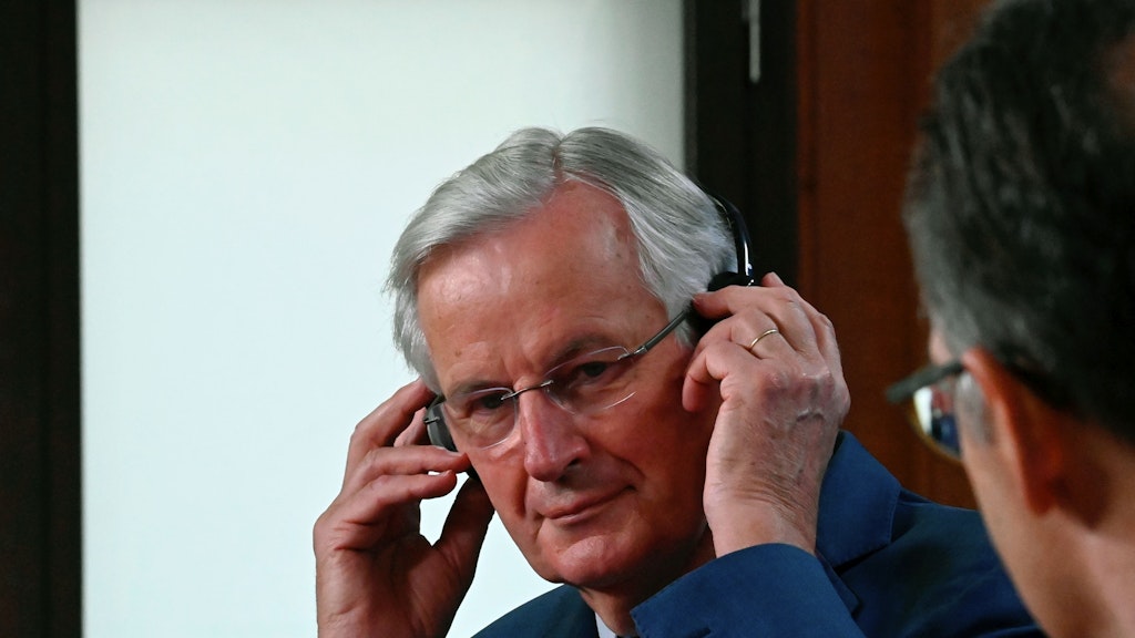 Michel Barnier trifft am Montag Angela Merkel. Zuvor sprach der Brexit-Verhandlungsführer der EU mit Außerminister Heiko Maas.
