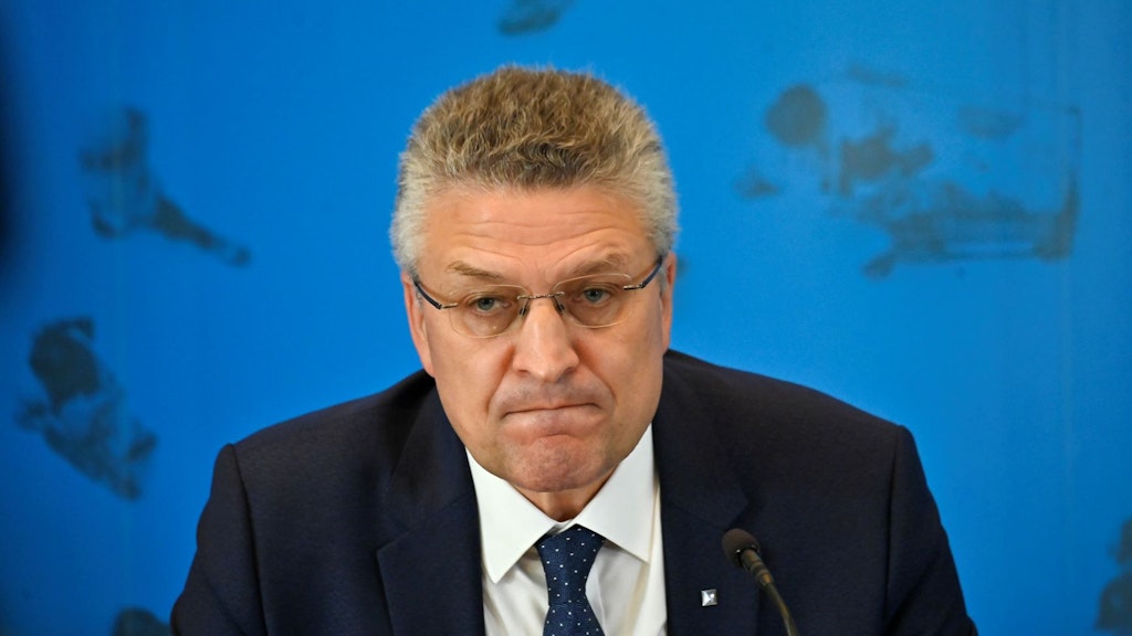 Lothar Wieler, Leiter des deutschen Robert-Koch-Instituts (RKI), bei einer Pressekonferenz.