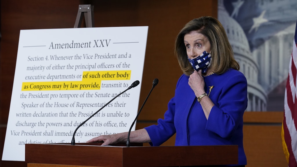 Nancy Pelosi, die Sprecherin des Repräsentantenhauses.