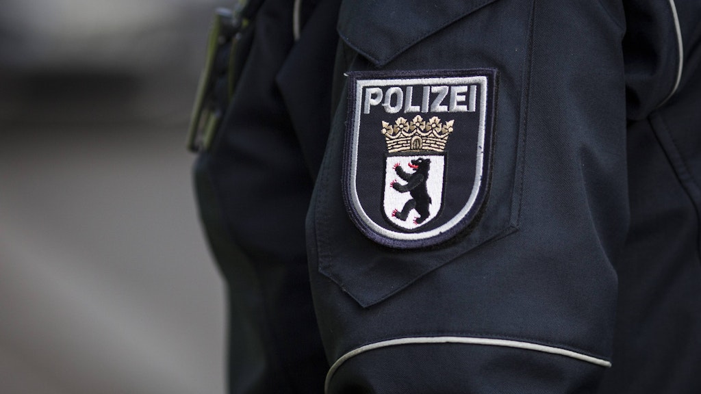 Das Wappen der Berliner Polizei.