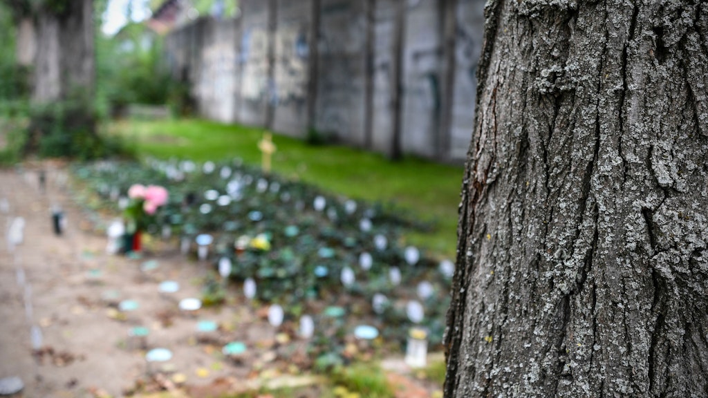 Auf einem GemeinschaftsfeldAlten Domfriedhof St. Hedwig liegen bis zu 700 Verstorbene.