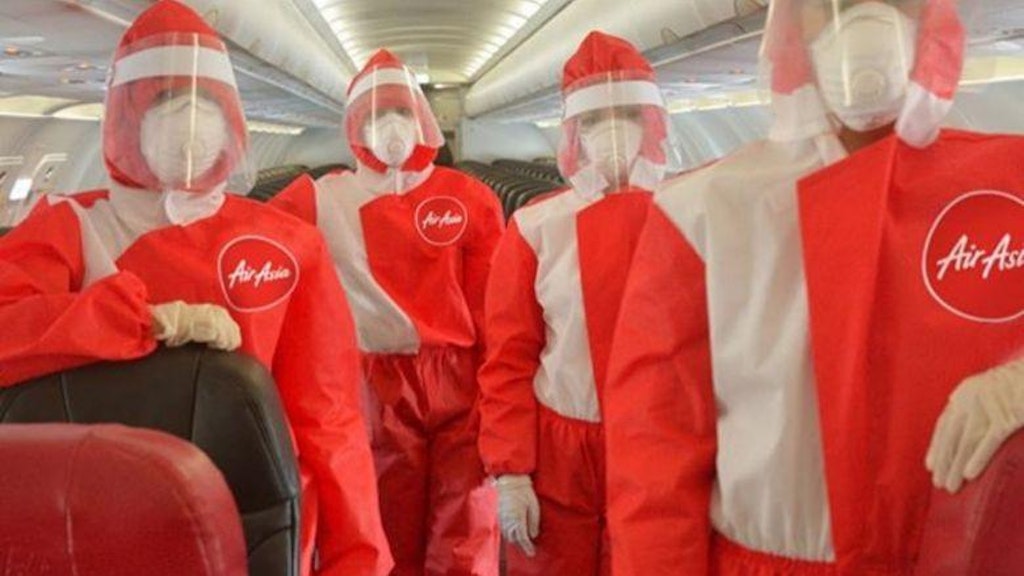 Air Asia ließ die Kleidung seiner Crew extra von einem Mode-Designer entwerfen.