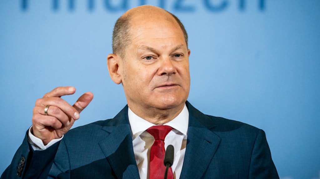 Bundesfinanzminister Olaf Scholz
