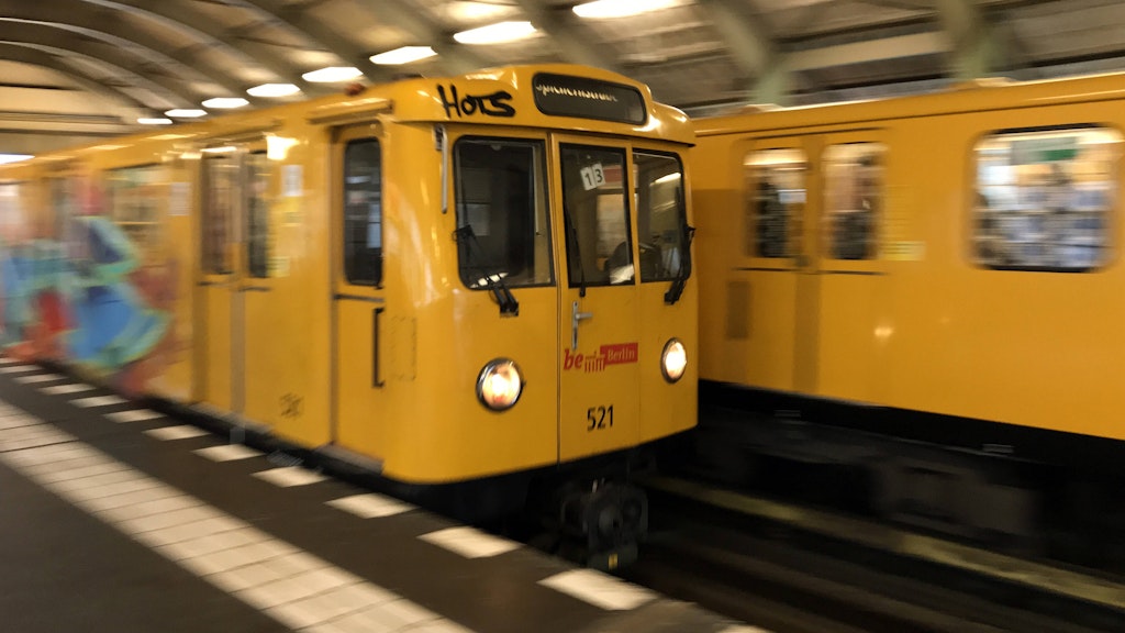 U-Bahn in Berlin.