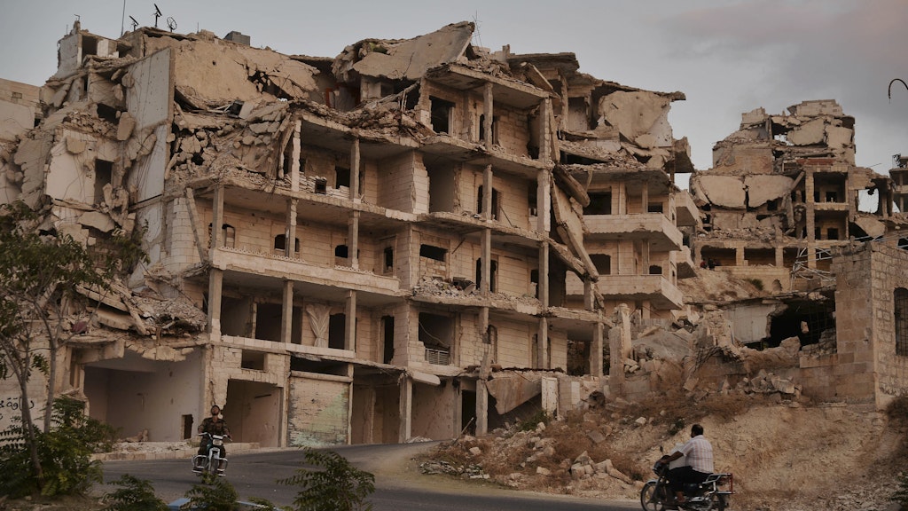 Kriegsruinen in Syrien.