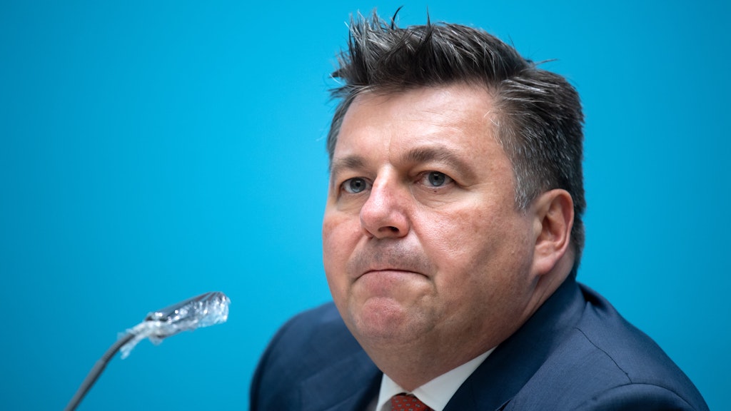 Berlins Innensenator Andreas Geisel (SPD) bei einer Pressekonferenz am 16.06.2020.