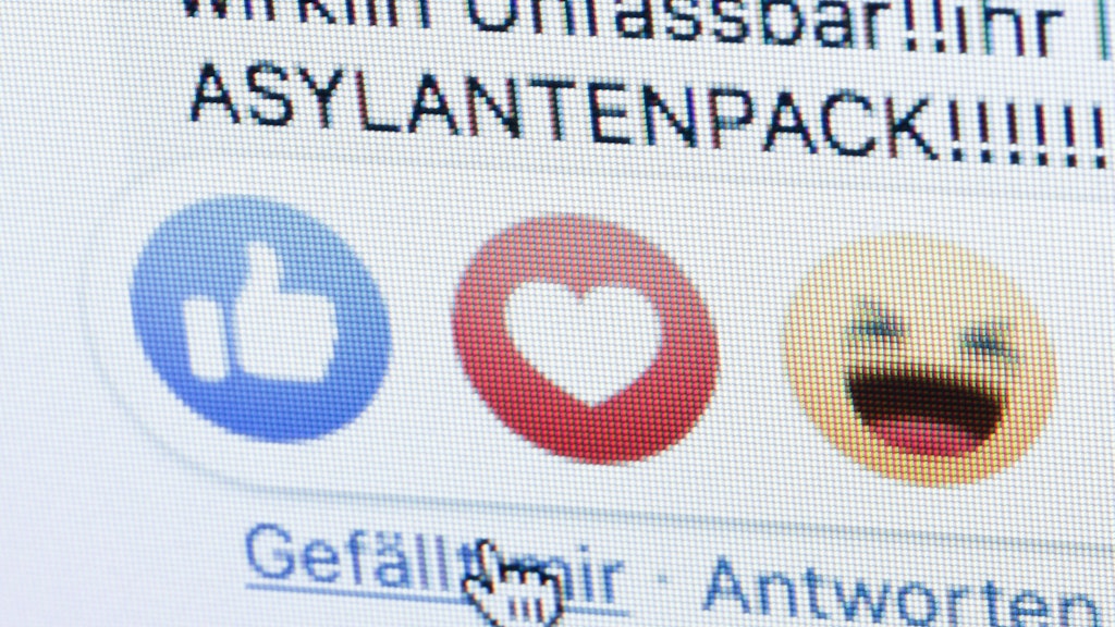Hasskommentare in sozialen Netzwerken (Symbolfoto).