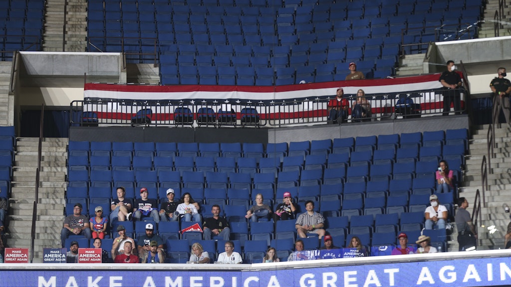 Trump-Anhänger in Tulsa.