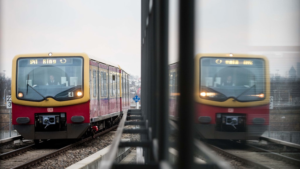 Die Ringbahn in Berlin.