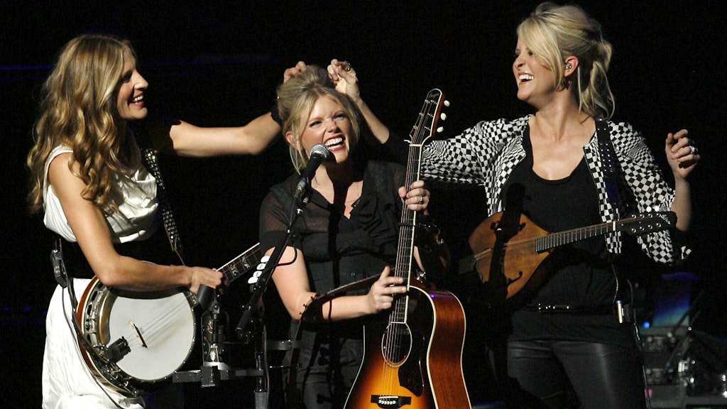 Emily Robison (v. l.), Natalie Maines und Martie Maguire von den Chicks.