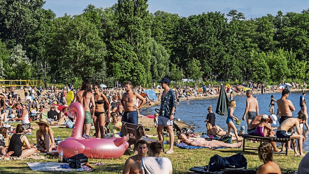 Das Strandbad Müggelsee.