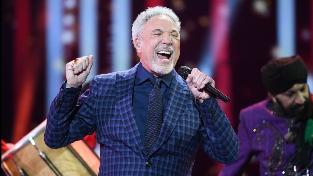 April 2018: Sir Tom Jones singt in der Royal Albert Hall.