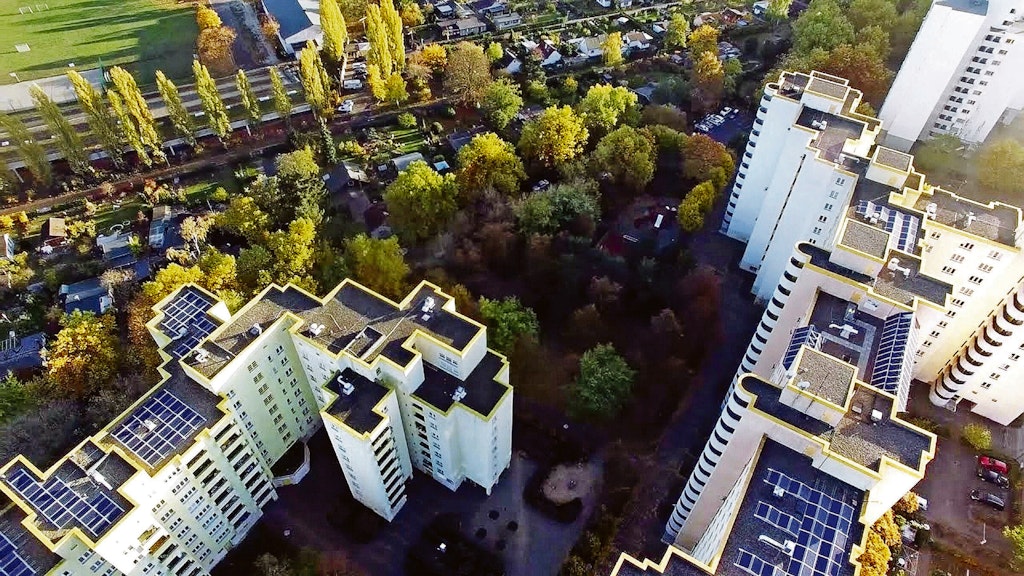 Wohnungen der städtischen Gewobag am Blasewitzer Ring in Spandau.