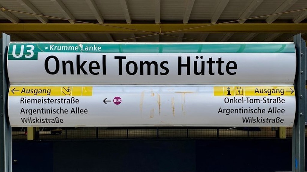 Die U-Bahn-Station „Onkel Toms Hütte“.