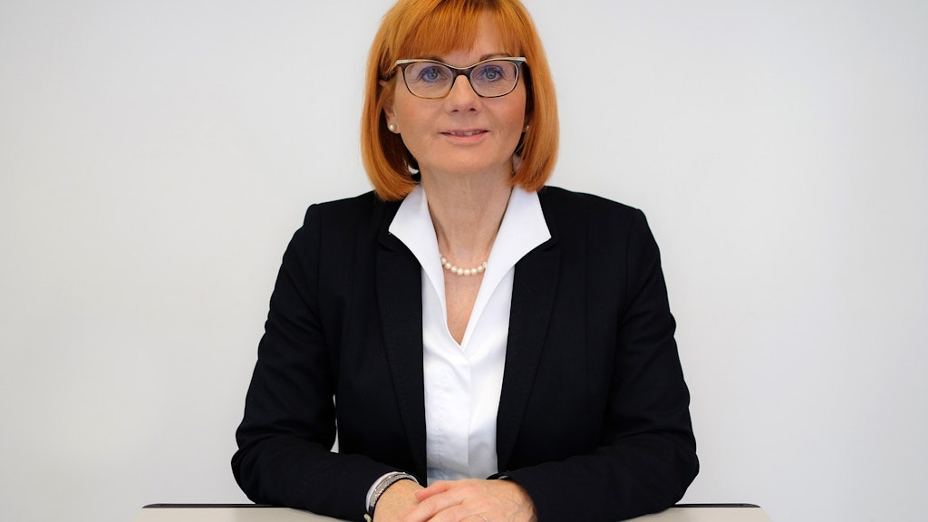 Die stellvertretende Regierungssprecherin Martina Fietz.