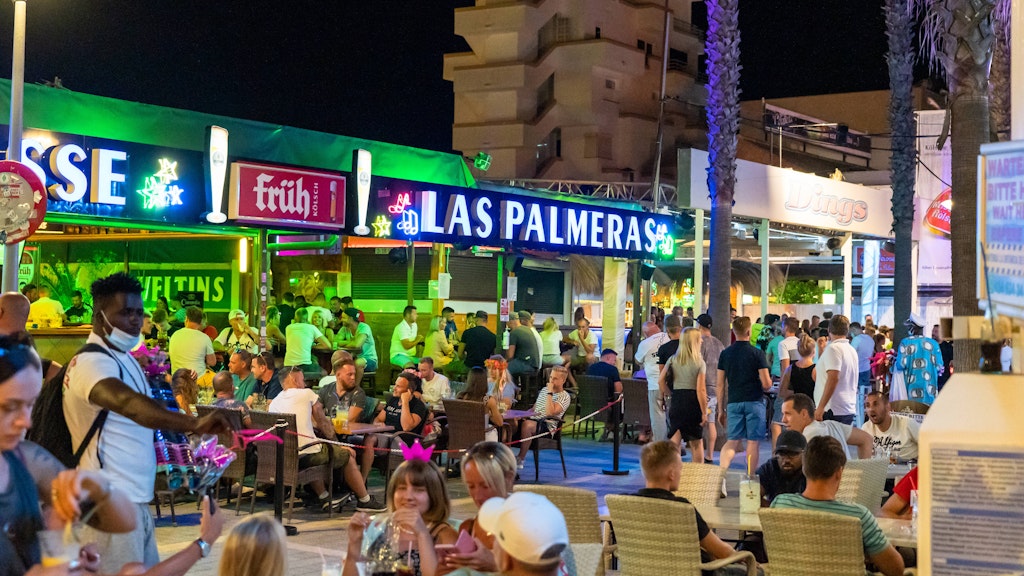 Die „Bierstraße“´auf Mallorca.