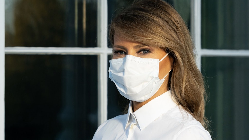 Die First Lady der USA, Melania Trump, veröffentlichte dieses Foto von sich auf ihrem Twitter-Kanal.