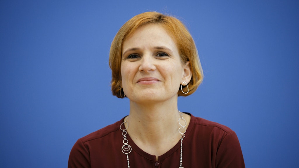 Katja Kipping, Parteivorsitzende der Linken.