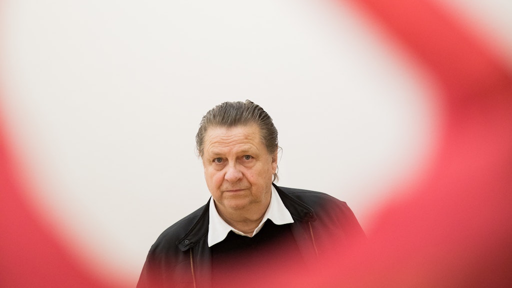 Der Künstler Georg Herold.