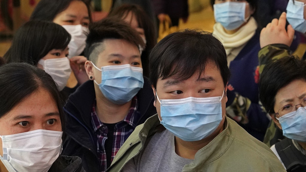Erstmals gilt in Hongkong eine generelle Maskenpflicht.<br>