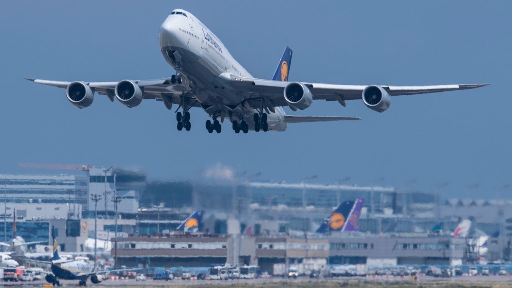 Ein Flugzeug der Lufthansa.