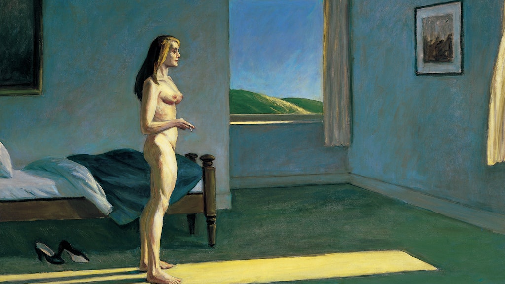 „Frau in der Sonne“ gehört zu den bekanntesten Werken des amerikanischen Malers Edward Hopper (1882-1967).