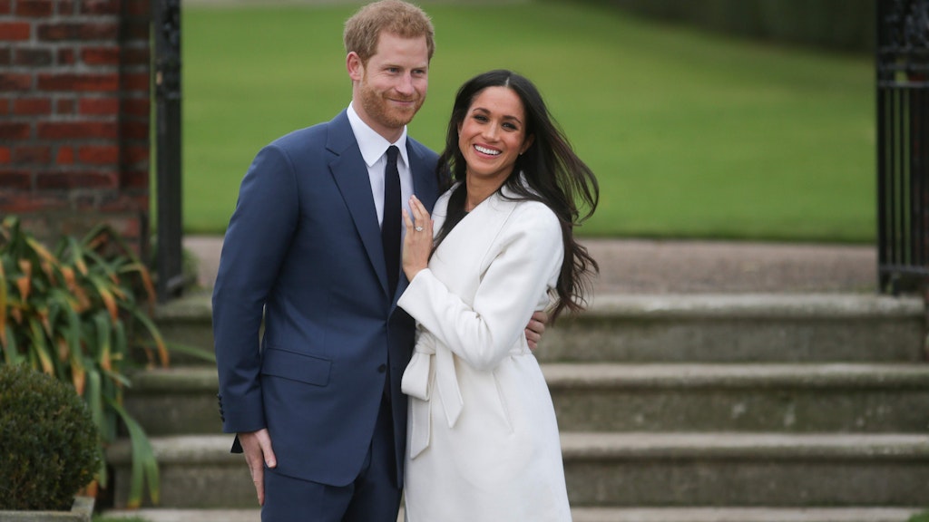 Da waren sie noch Royals: Harry und Meghan 2017 im Kensington-Palast.