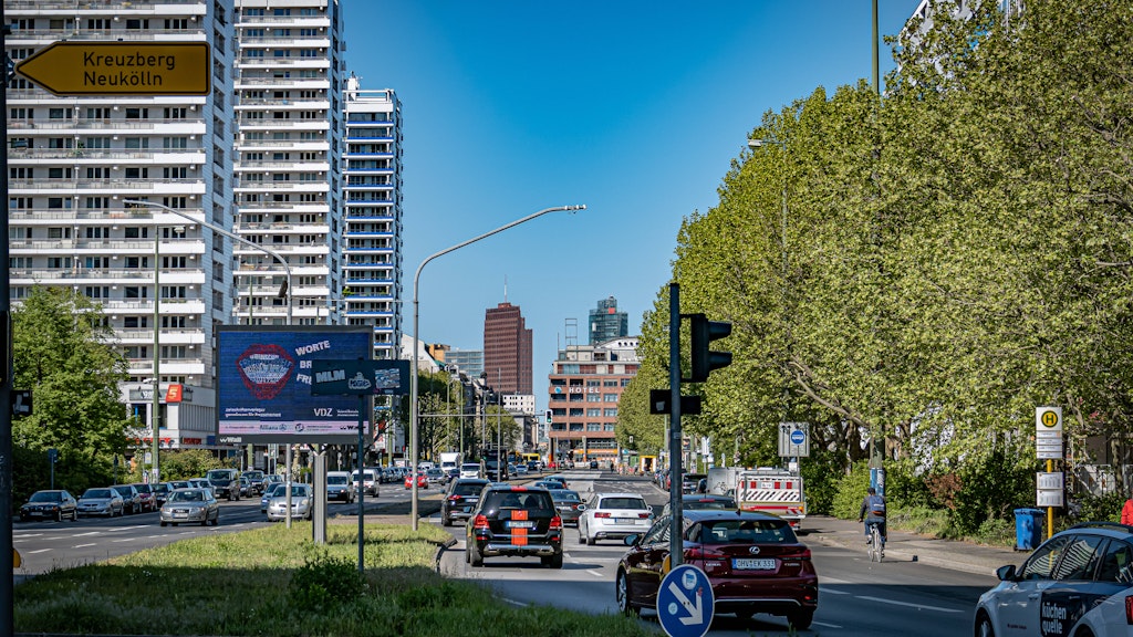 Die Leipziger Straße in Mitte.